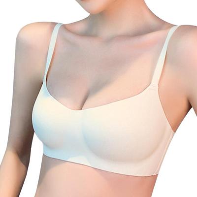 Sexy BH für Frauen, nahtloser unsichtbarer BH, drahtfrei, Bralette für Mädchen, Komfort-Unterwäsche, einteiliger Büstenhalter mit dünnen Körbchen, U-Rücken-Dessous