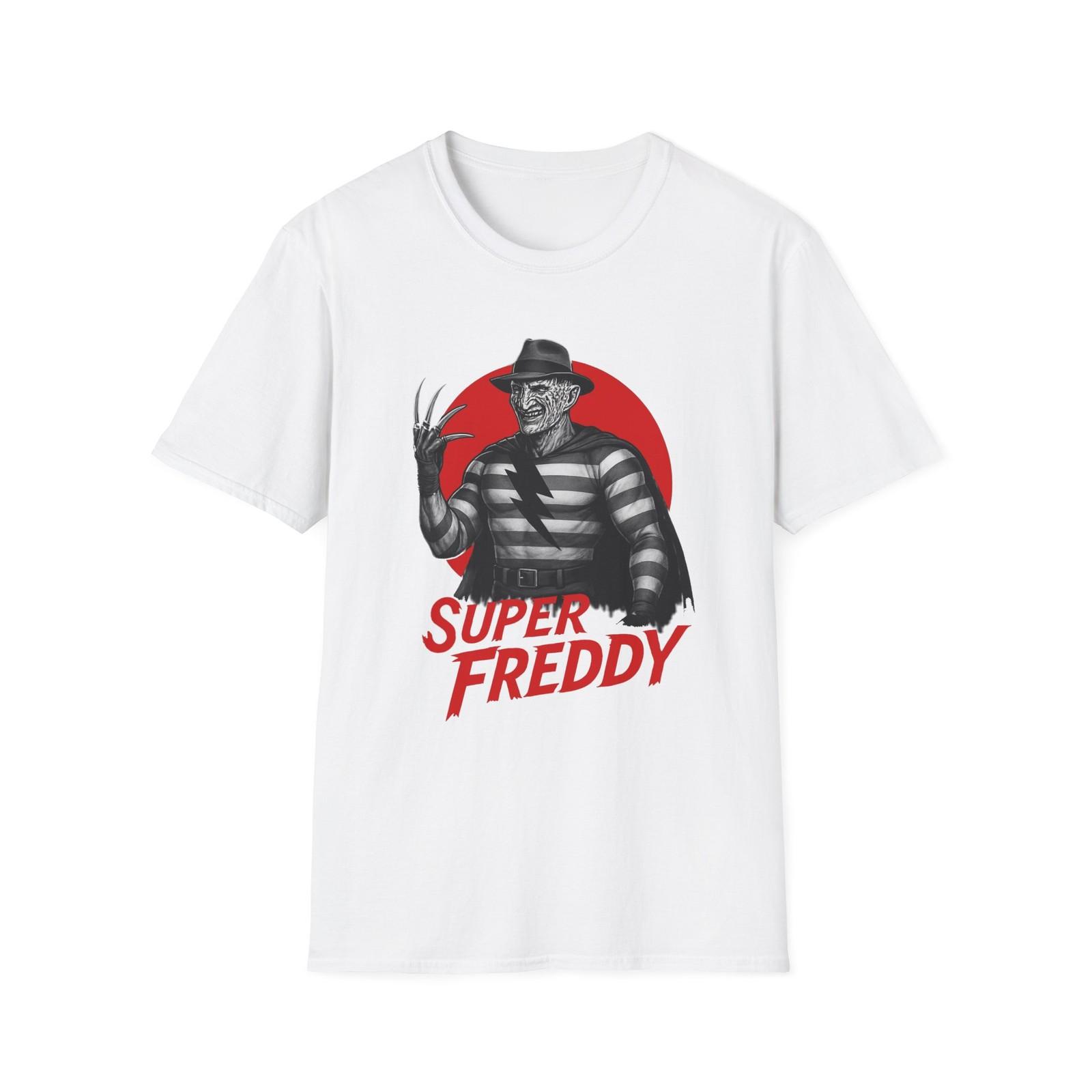 Футболка для фаната фильмов ужасов, , Футболка Super Freddy Krueger, S разноцветный