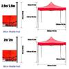 2.9*2.9M Canopy Top Cover Replacement Four-Corner Tent Cloth Foldable Rainproof Patio Pavilion Replace Gazebo Canopy Top Covers