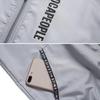 Men Summer Sun Protective Jacket Hooded Long Sleeve Zipper Placket 360-Degree Sun Protection Coat Ice Silk Thin Loose Fit Fishing Outerwear