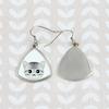 American Shorthair - Elegant Metal Earrings As a Gift from the Art-Dog Brand