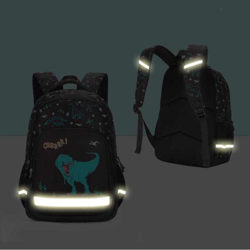 Genți de școală cu rechin dinozaur pentru băieți Rucsacuri primare Rucsacuri de școală pentru fete pentru copii 3 seturi Genți mari Mochila infantil