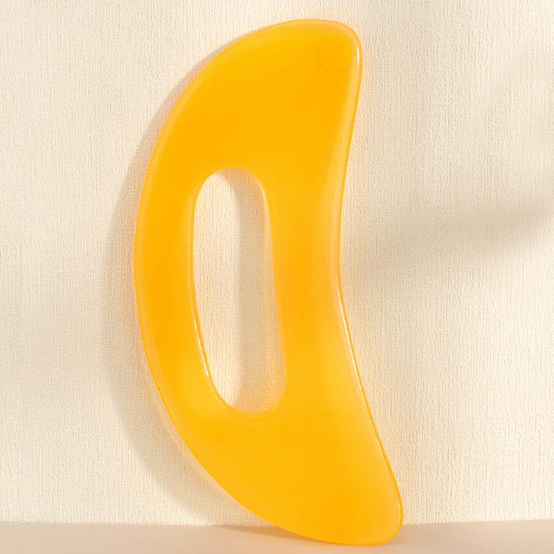 Gua Sha Massage Tool with Handle Resin Massager Scraping Board for Body Shaping Muscle Neck Back Face Gua Sha Massage Tool Body