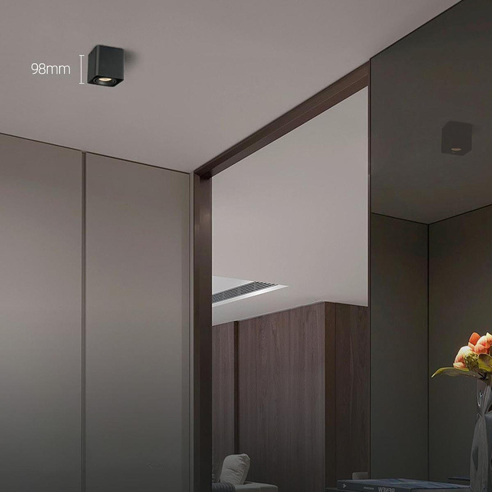 

Ceiling Focus Light Lamps Aluminium Anti Glaring Hallway Lighting Cylinder Down for чорний