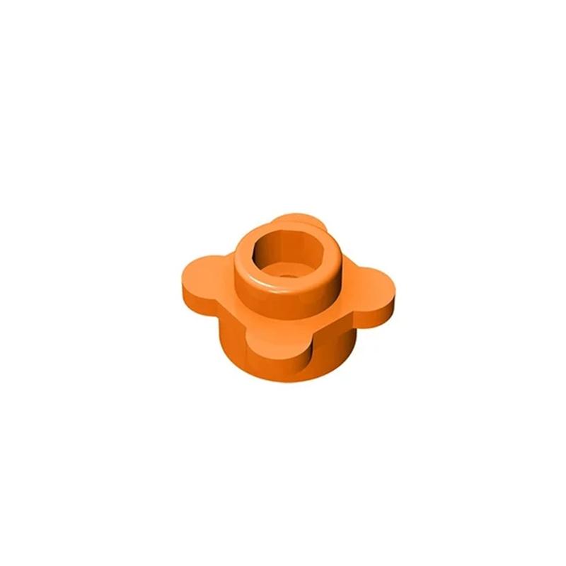 Non-Toxic 50Pcs Moc Parts 33291 Plant Flower Plate Round 1 X 1 With 4 Petals Compatible Bricks Particle Kid Toy Diy Assmble Building Block