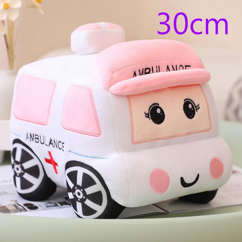 Cartoon Auta Hračky Policejní Auta Sanitky Taxi Plyšové panenky Vycpaná plyšová hračka Děti Dětský Kreativní dárek