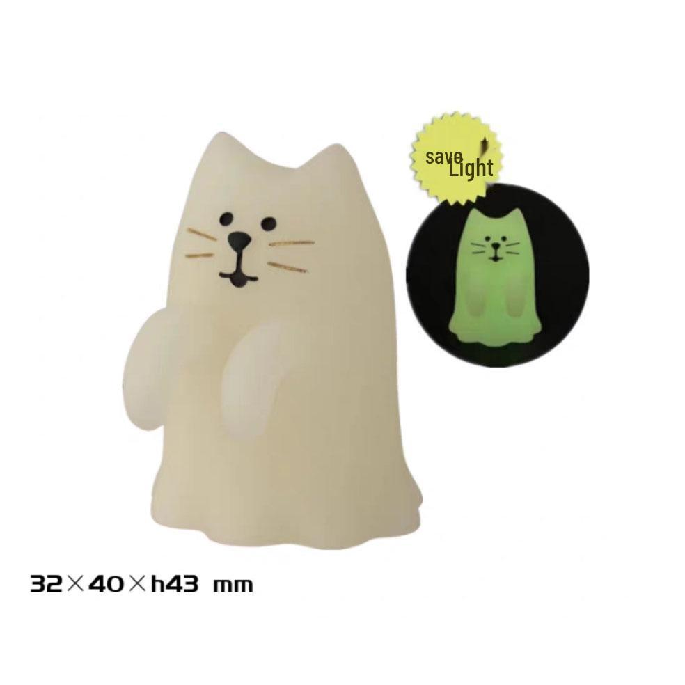 2025 Halloween Trendy Japanese Cat Resin Blind Box Figure Ornament