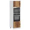Porto Oven Cabinets (2 Pcs) Vintage Wood Look Particleboard