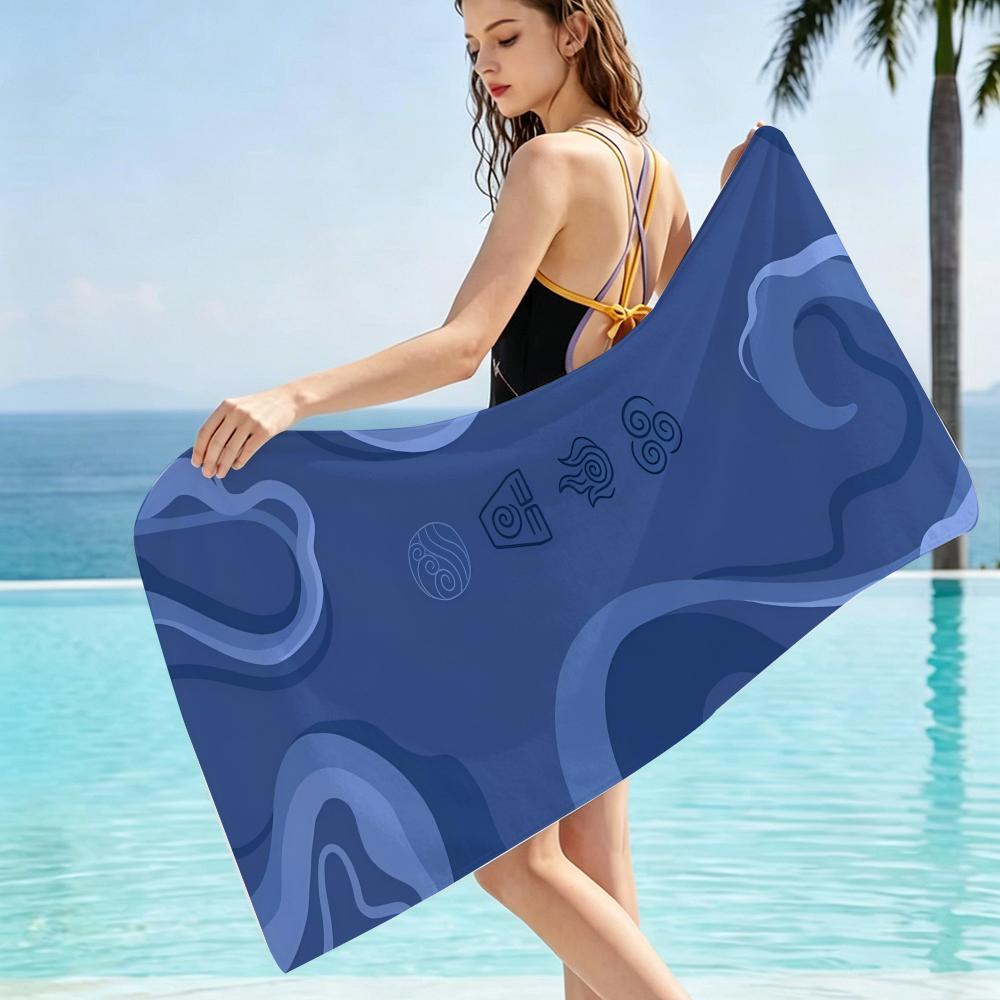 Avatar The Last Airbenders Towel Multi-purpose Quick Dry Towel Family Outdoor Pool Beach Travel Daily Bath Use