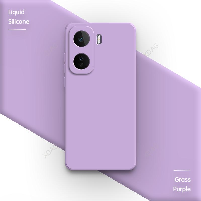 Candy Color Liquid Silicone Phone Case for vivo iQOO Neo11 Neo 11 5G China Soft Original High Quality Straight Edge Bumper Cover