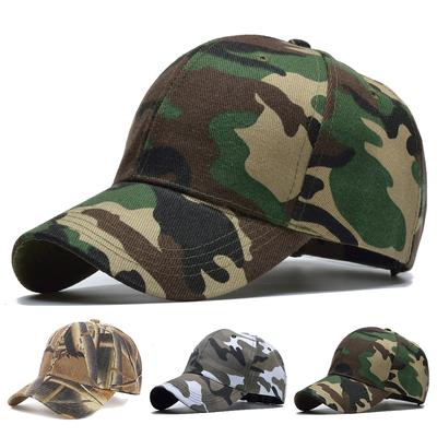 Personality Camouflage Baseball Cap Unisex Fashion Outdoor Hunting Hat Cotton Adjustable Tactical Military Hats Sunscreen Caps