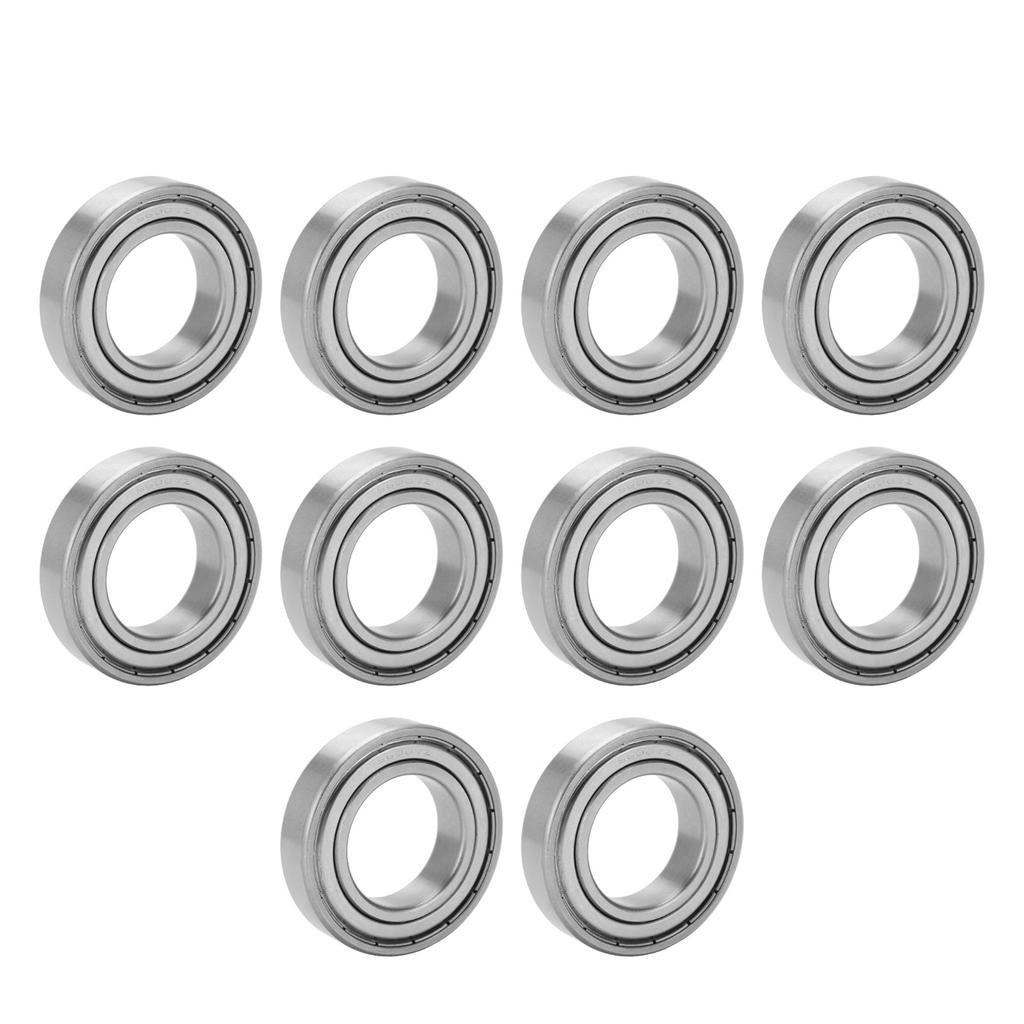 10Pcs Miniature Bearing Stainless Steel Roller Device Parts Replacement S6007ZZ 62x35x14mm