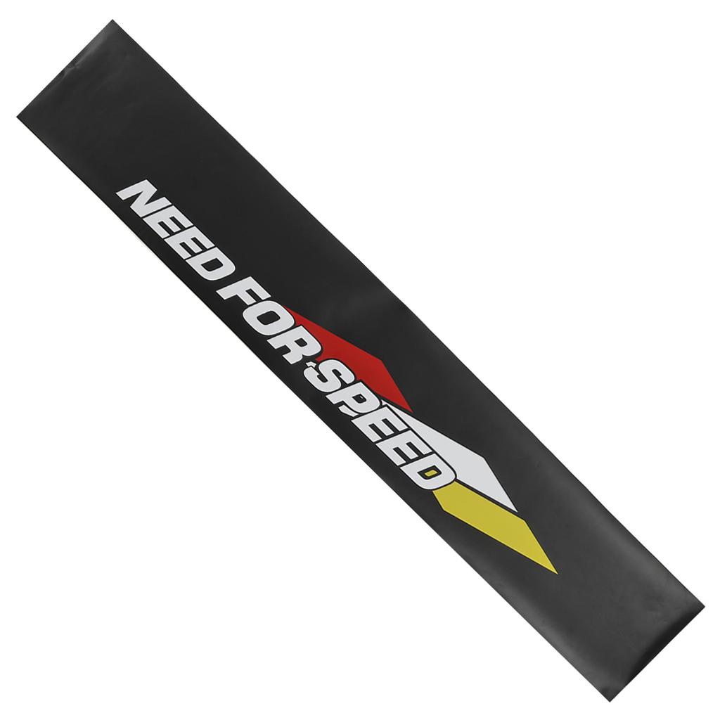 130x21cm Universal PVC Car Reflective Sticker Front Windshield Decorative Decals with Scraper for Automobile