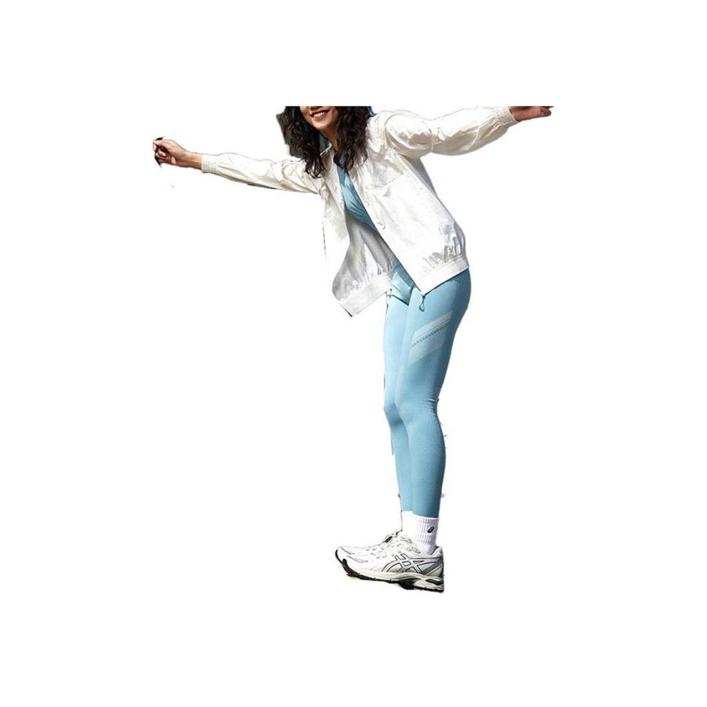 Asics Nagino Series Solid Color Knitted Elastic Drawstring Seamless Sports Pants Women bottoms 2032C728-405