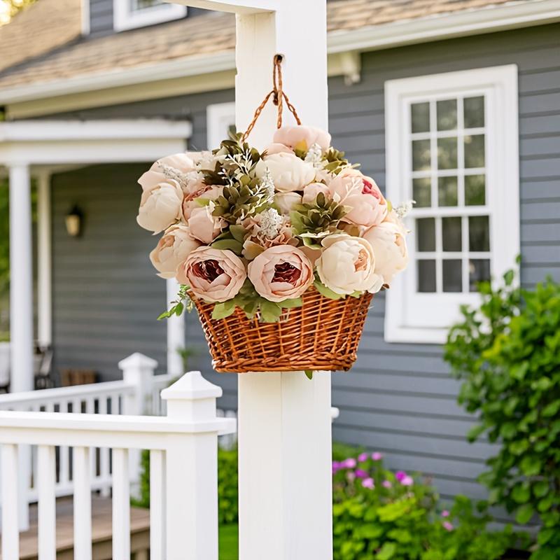 1pc 13 Heads European-style Simulation Peony Living Room Home Dining Table Decorative Flowers Artificial Flowers Artificial Flowers Ornaments.