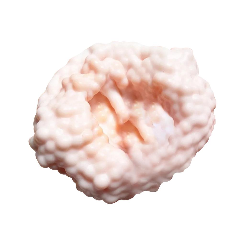 Decompression Ball, Stress Relief Milk Ball Noisy Ball Soft Toy Toy, Plastic Vacuum Ball Decompression Ball Adult