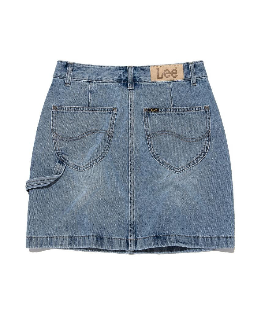 Lee Women Painter Denim Mini Skirt Indigo Light