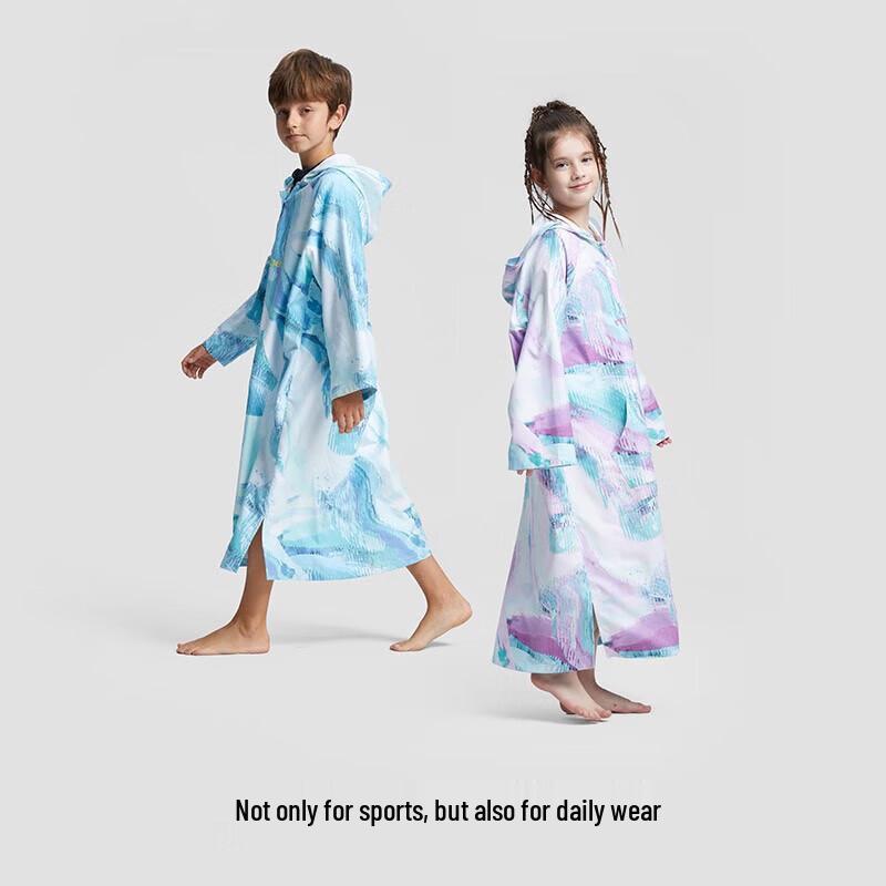 Poncho à capuche de protection solaire pour enfants Tigre Moody