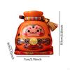Lucky Bag Piggy Bank Money Saving Box Storage Ceramic Figurine for Desk Living Room