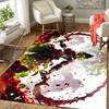 1Pc Vibrant Warrior Reflection Rug, Office Carpet Indoor Outdoor Doormat, Non-Slip, Comfortable, Living, Christmas Halloween,  Xmas Gift S1889
