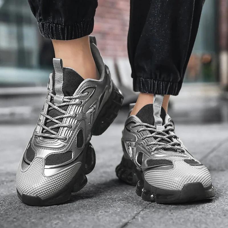 Pánské boty Tenisky Pánské tenisky Luxusní boty Pánské ležérní Trenér Závody Prodyšné módní povaleče na běhání Boty pro muže