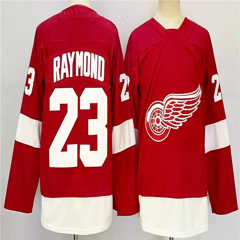 Detroit Red Wings NHL Hockey Jersey Mens Cotton Fan Apparel Ice Games Casual Wear