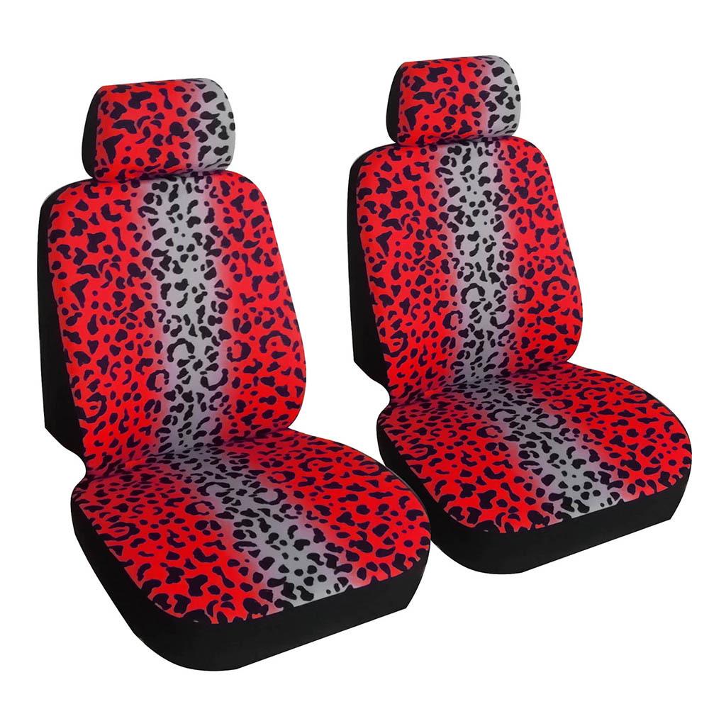 Leopard Print Universal Car Seat Cover - Four Seasons Cushion