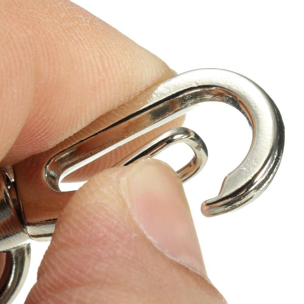 Rope Badge Reel Anti-lost Elastic Keychain Burglar Trinket ID Card Holder Safety Key Buckle