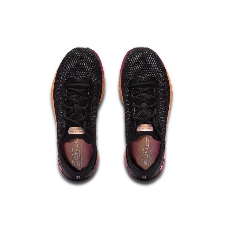 Under Armour HOVR Sonic 4 Color Changing Version Mesh Low Top Casual Running Shoes Women sneaker Black 3025224-001