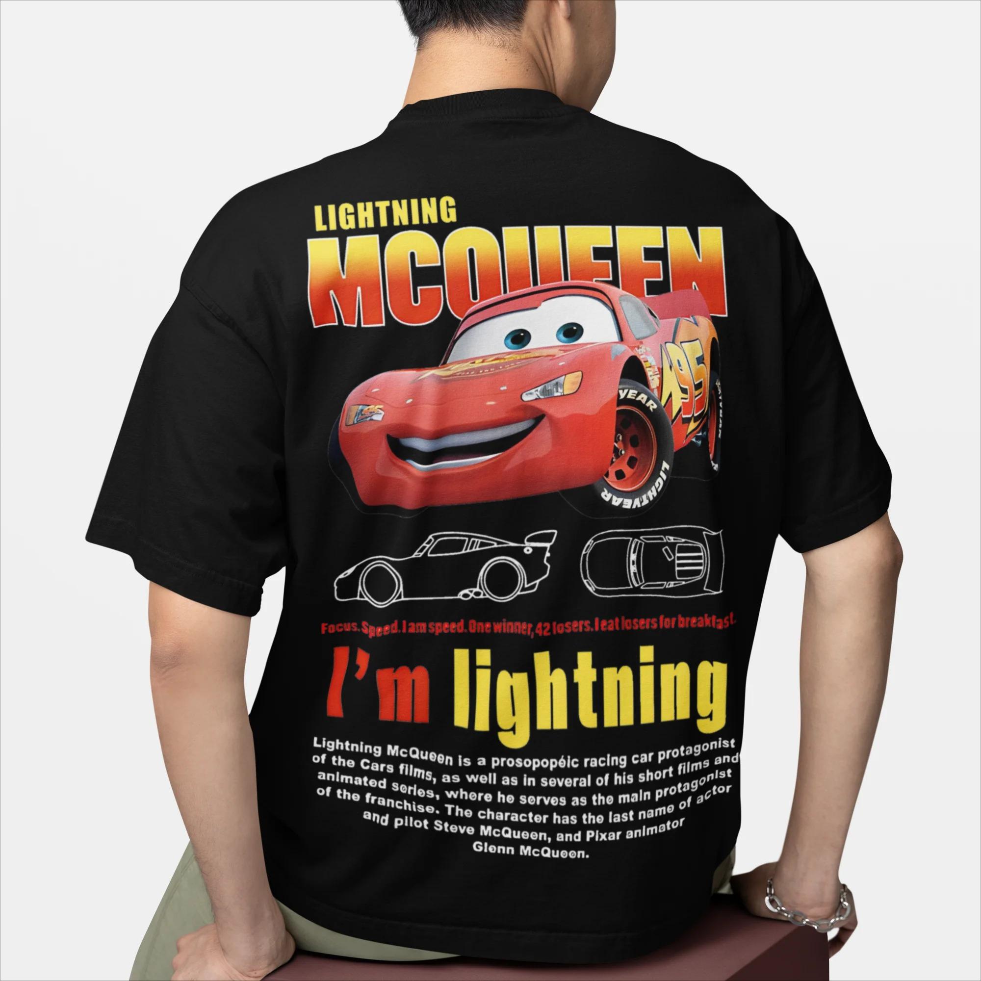 

Кумедна футболка Sally I m Lightning Car для чоловіків і жінок, футболка Mcqueen, 100% бавовна, новинка, одяг, подарунок для пари XXXL