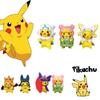 Adorable Pikachu Costume Figures Set For Desk And Car Decor
