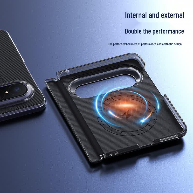 ESCASE Premium Magnetic Leather Folding Phone Case for Huawei Pura X Max