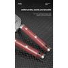 BAOLIAN Stainless Steel Dual-Edged Heavy Duty Masonry Trowel - One-Piece Bent Handle Plastering & Bricklaying Tool