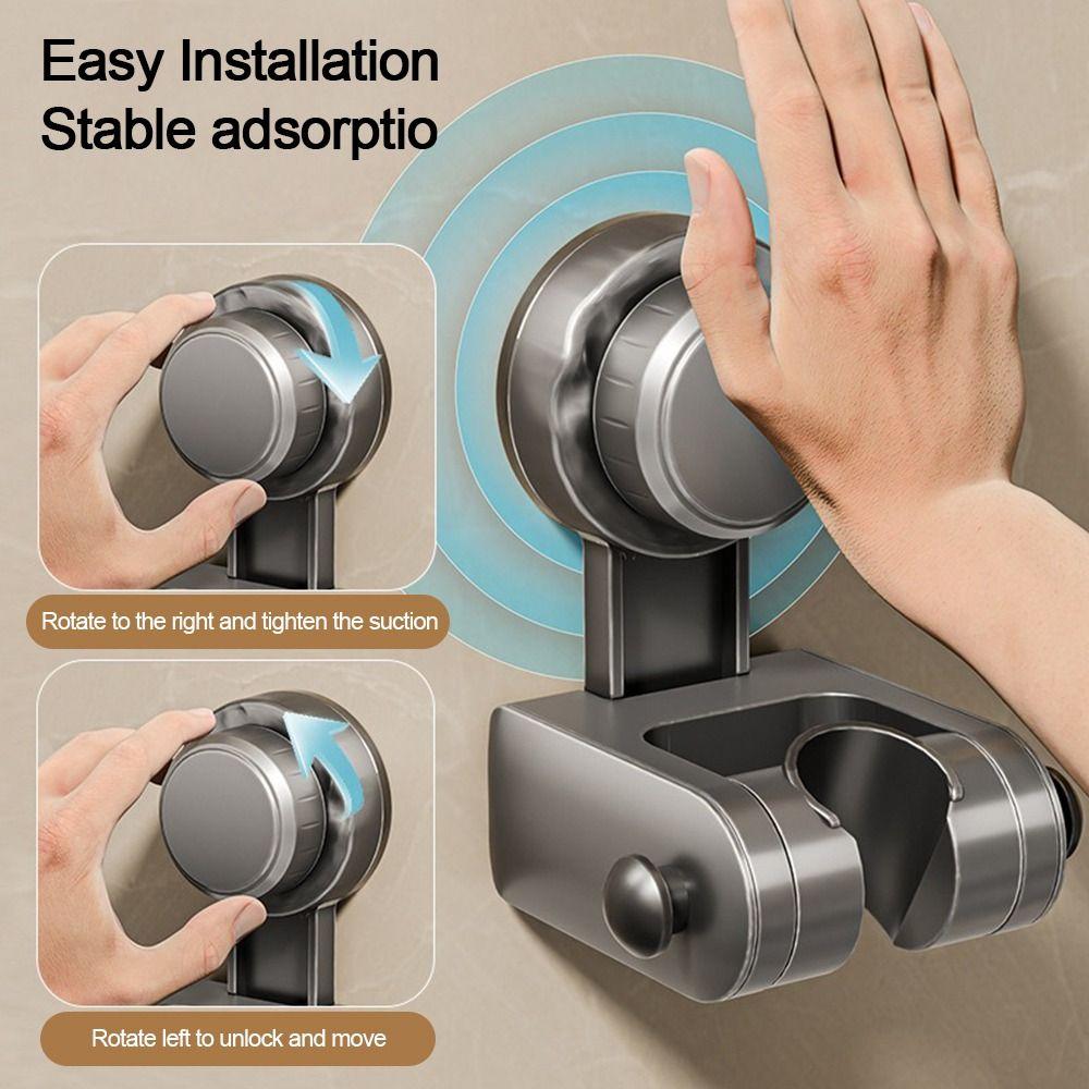 Saughalter Duschkopfhalterung Wandmontiert Handbrausehalter Badezimmerzubehör