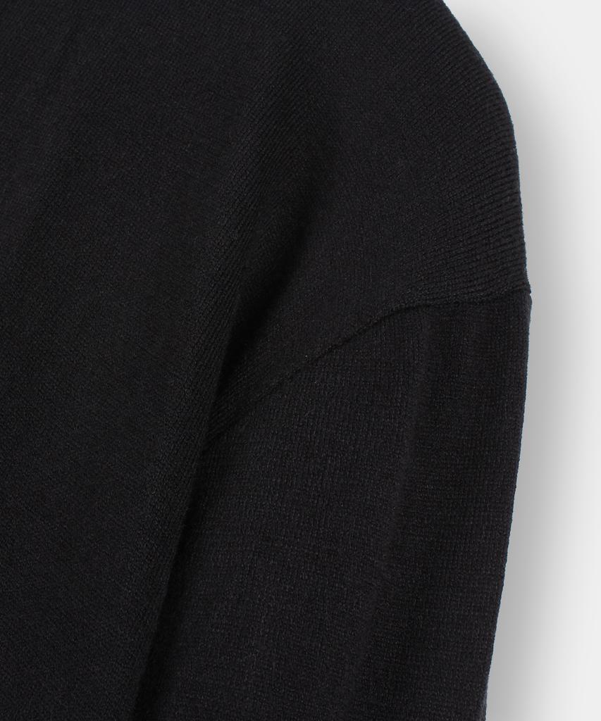 Jikeulib Essential Long Neck Turtleneck Tension Polo Knit T-Shirt 2 Colors