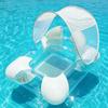Inflatable Floating Hammock with Armrests & Backrest - Outdoor Mesh Recliner for Adults