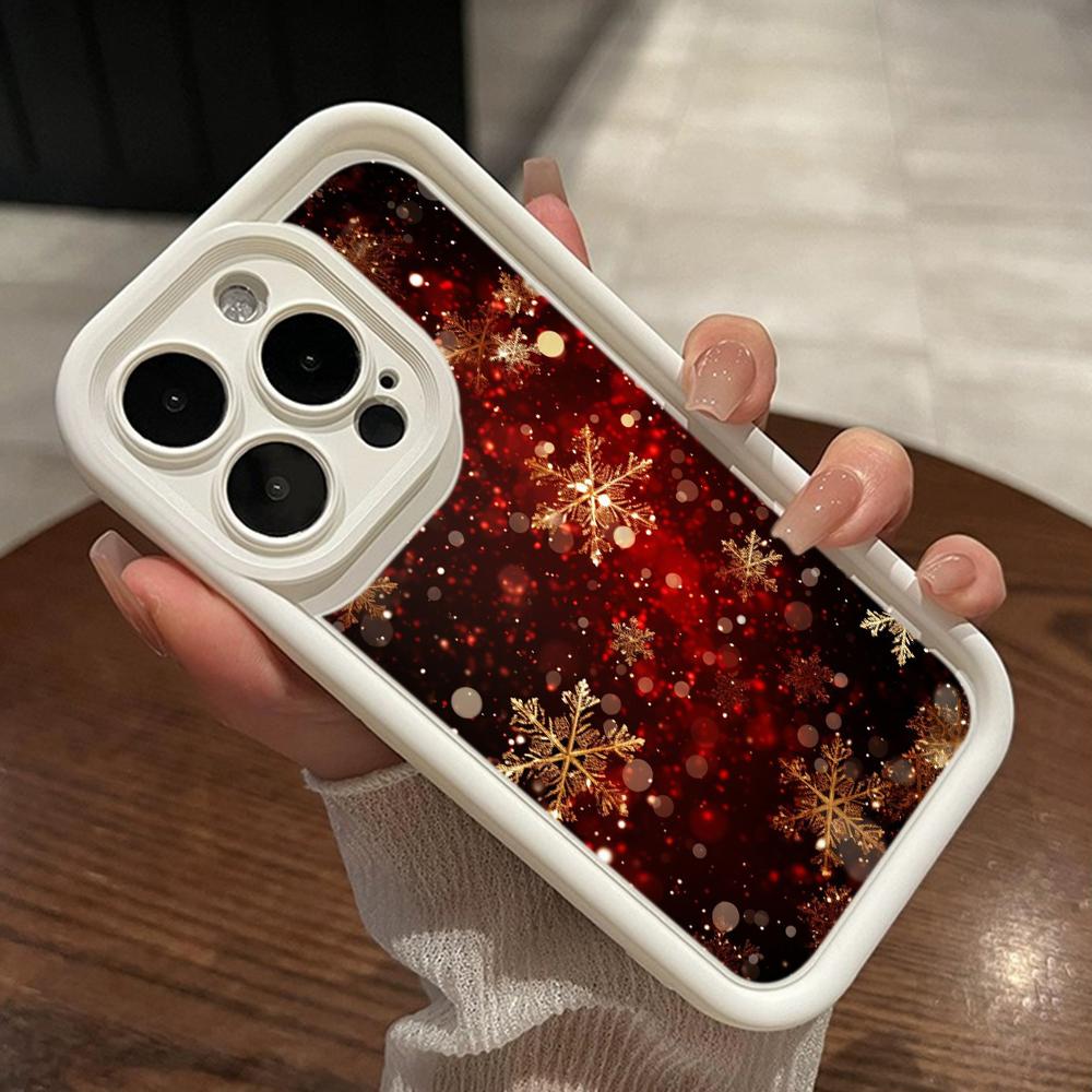 Sky Eye Ladder Soft Case pro Samsung A06 A15 A25 A35 A55 A14 A24 A34 S23 S24 FE Všechny modely Samsung Pouzdra na telefon Kryt NY40 Santa Claus Vánoční stromeček