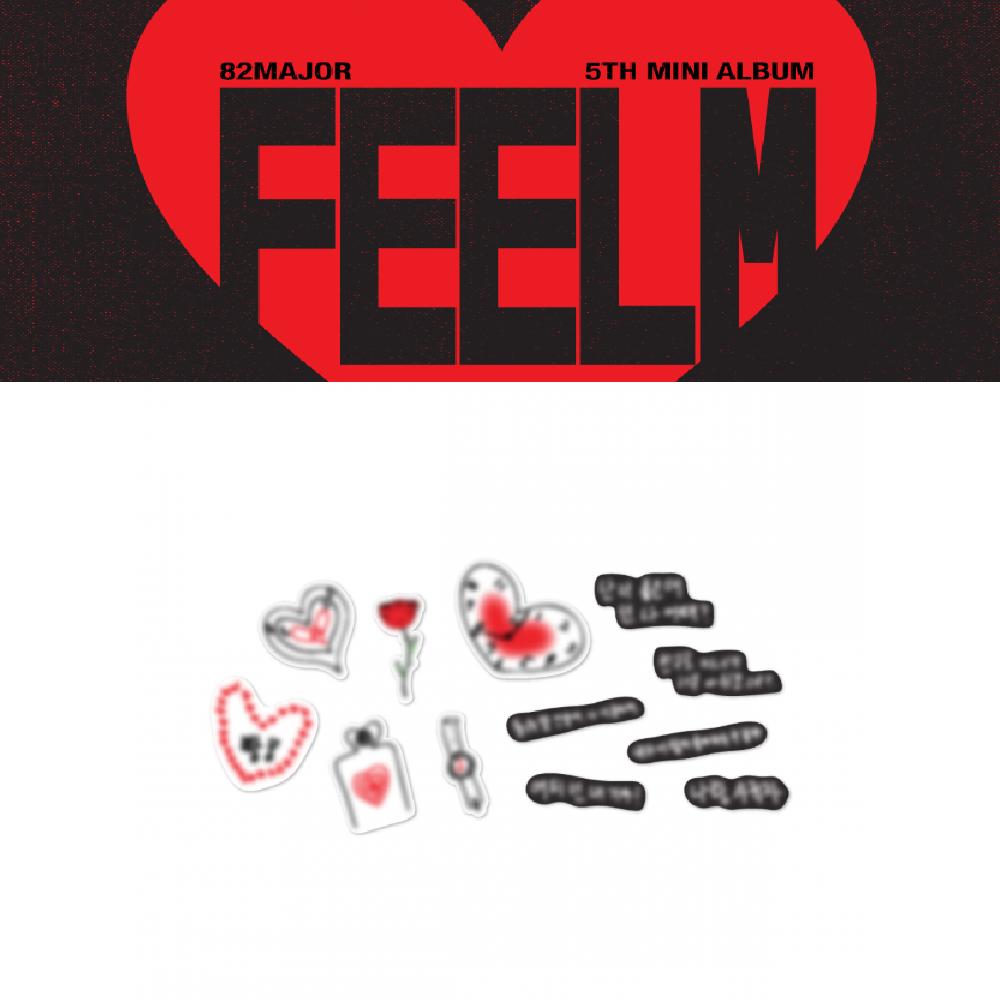 Pre-order 82MAJOR 5th Mini Album FEELM POP-UP Store Sticker Pack