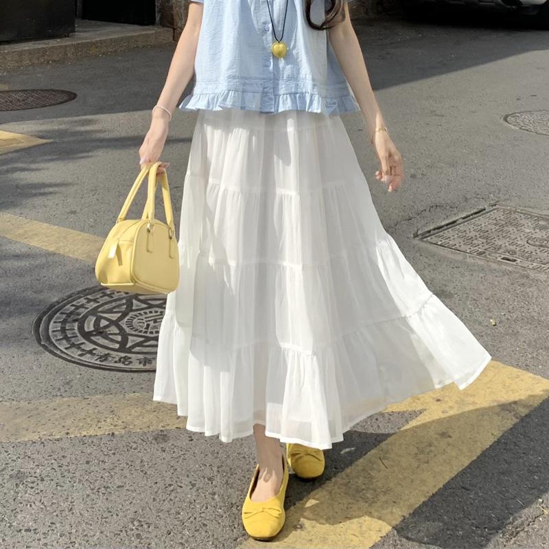 

Summer new small fresh collar versatile loose shirt short-sleeved shirt top L