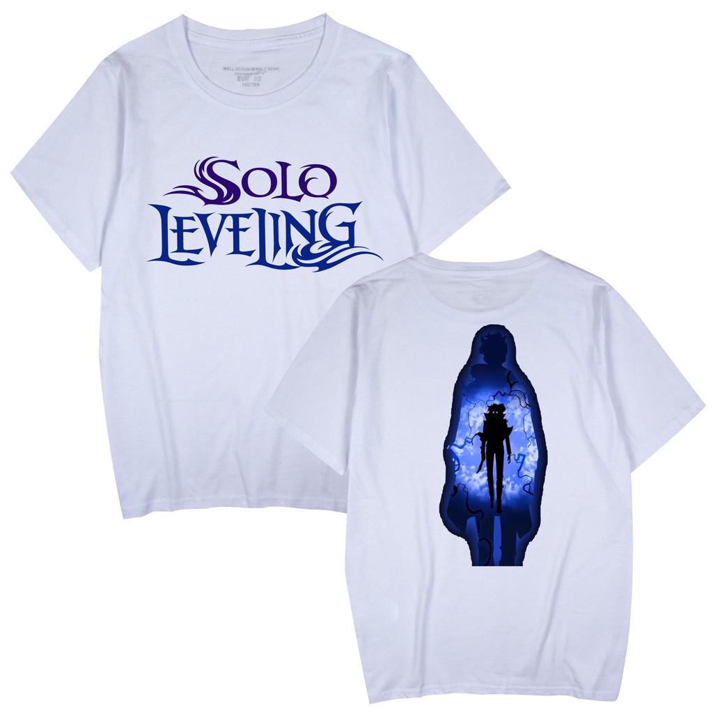Popular Anime 'Solo Leveling' Unisex Casual Short Sleeve T-shirt for Couples