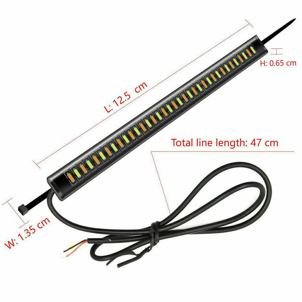 Car Motorcycle Light Strip 36Pcs SMD Approx 12.3cm/4.8inch