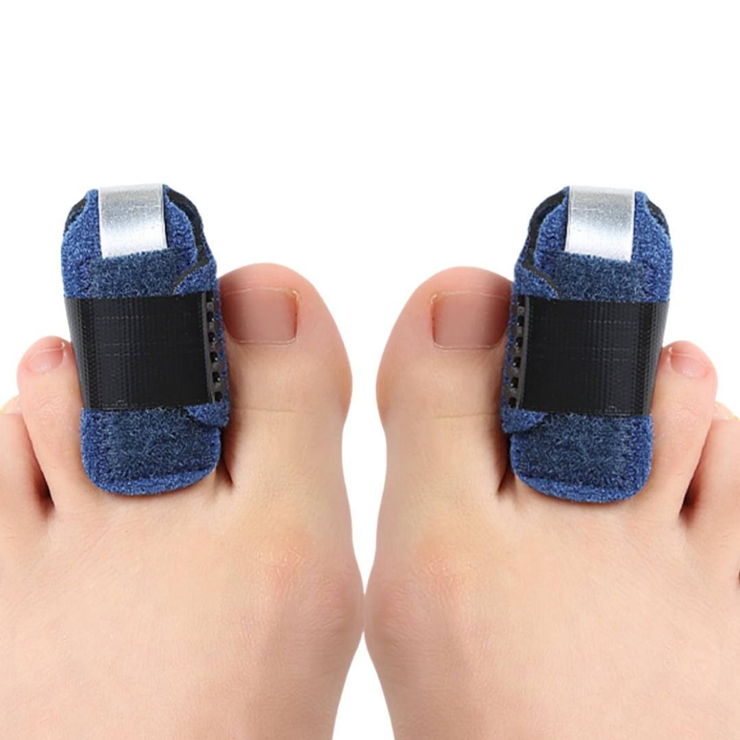

Durable And Safe 1Pair Finger Fixing Strap Toe Sprain Support Strap Toe Splint Toe Brace Toe Straightener Hammer Toe Corrector For Protection One Size Fits All