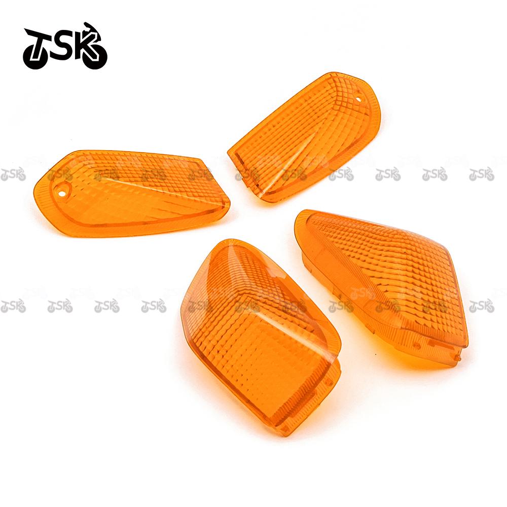 Front Rear Turn Signal Light Lens For KAWASAKI ZZR 400 ZZR500 ZZR 600 Ninja ZX6 1990-1992 Motorcycle ZZR600E Flashing Lamp Cover