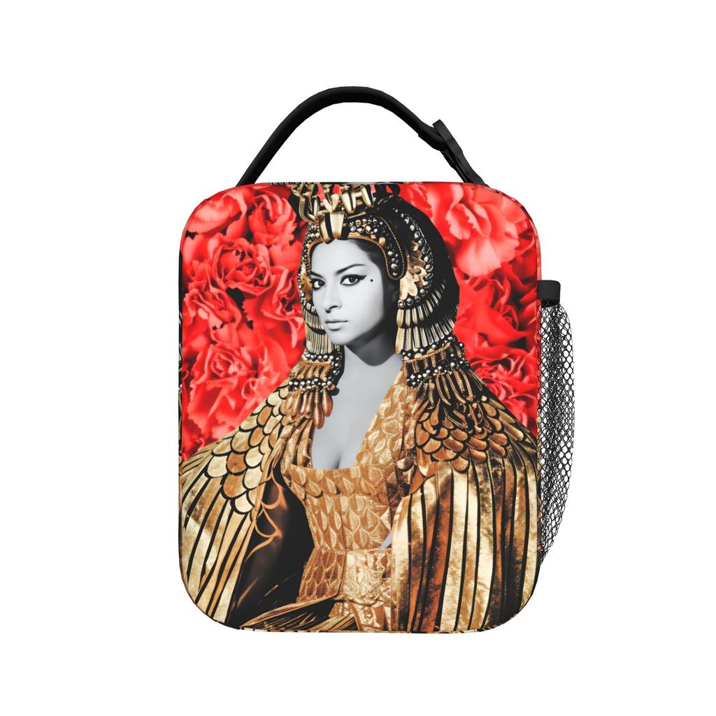 Lola Flores Spanish Dancer Lunch Bag Zipper Lunch Box Child Office Graphic Cooler Bag Fashion Oxford Thermal Lunch Bags