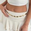 Ingemark Vintage Trendy Irregular Gold Color Geometry Waist Belts Dress Chain Women Summer Beach Bikinis Sexy Body Accessories
