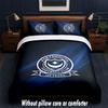 Set Biancheria da Letto Design Portsmouth FC 1 Copripiumino + 2 Federe Morbido Traspirante Biancheria da Letto per la Casa