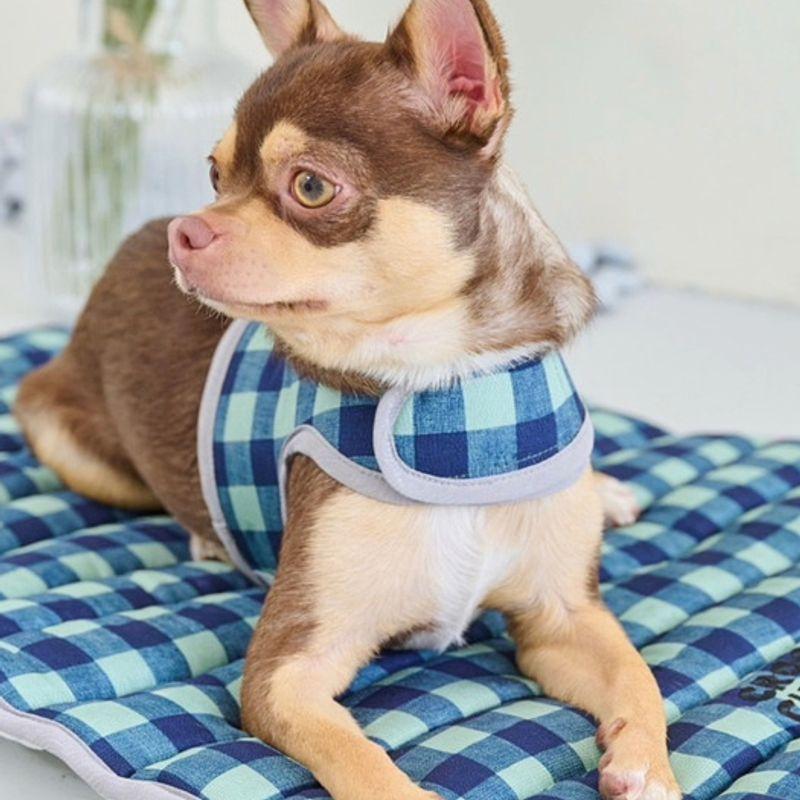 CROOKTHECHIHUAHUA Ice Summer Rayon Cool Harness - Olive Green