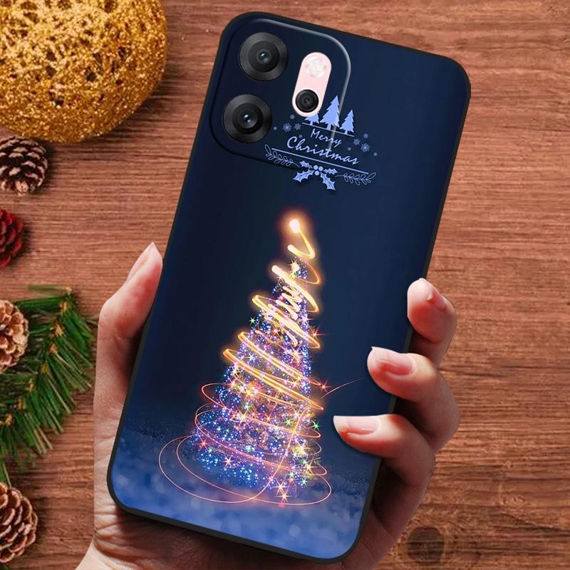Świąteczne malowane etui na OPPO Reno 14F 14 F Reno14FS Etui Silikonowe Miękkie Etui na Telefon na OPPO Reno 14 13 Pro FS Capa Fundas