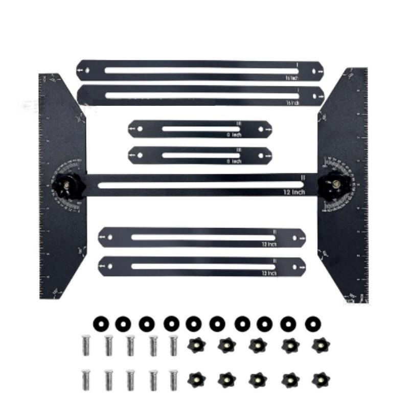 

Thickened Aluminum Alloy Staircase Ruler Portable Staircase Measuring Ruler Household Stair Decoration Building Tool чёрный