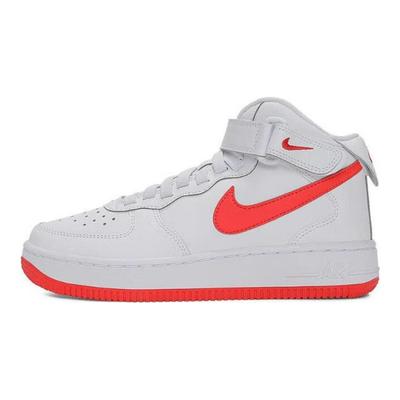 Air Force 1 Mid Easy On Comfortable Versatile Non-Slip Durable Mid-Top Kids Sneakers Kids Sneakers White FN1193106
